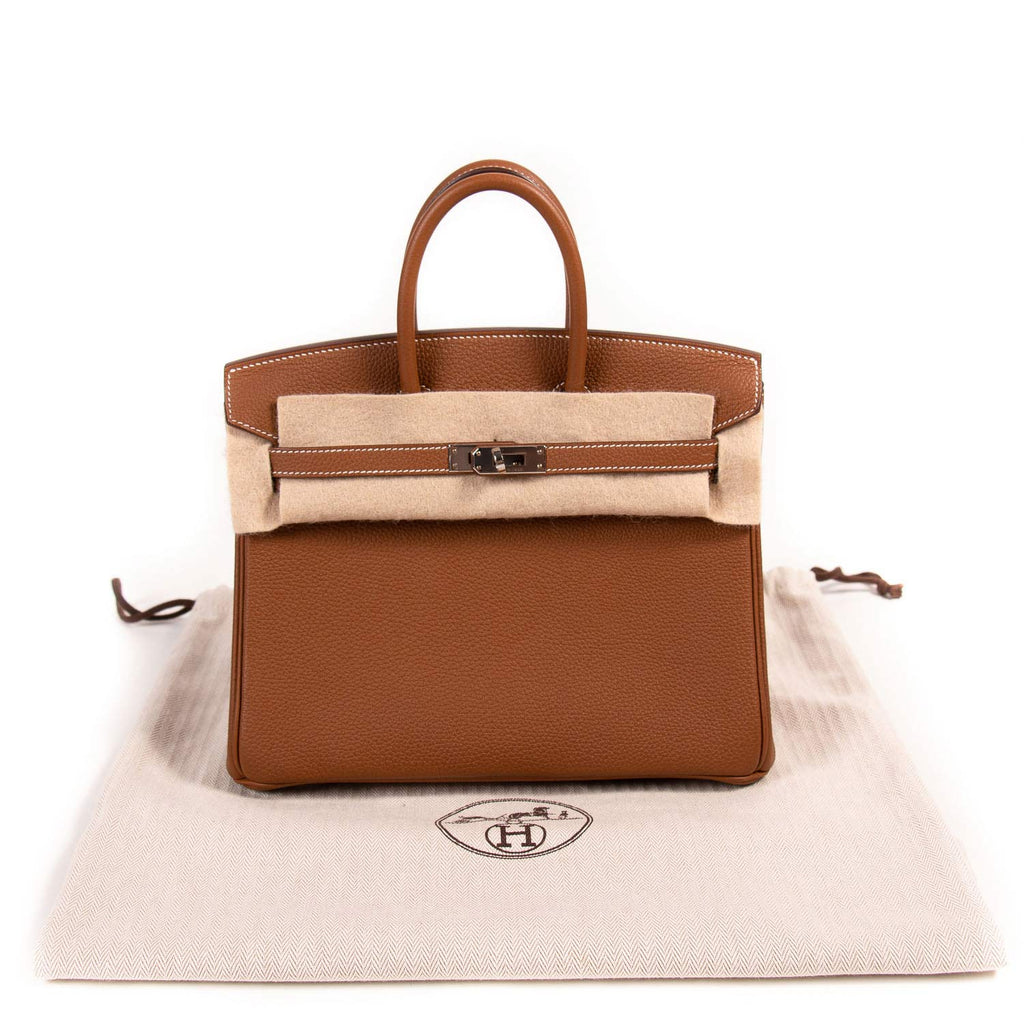 Hermès Birkin 25 Gold Togo Bags Hermès - Shop authentic new pre-owned designer brands online at Re-Vogue