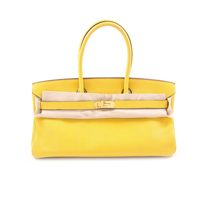 Hermès JPG Birkin 42 Shoulder Jaune Clemence Bags Hermès - Shop authentic new pre-owned designer brands online at Re-Vogue
