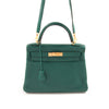 Hermès Kelly 28 Retourne Malachite Clemence Bags Hermès - Shop authentic new pre-owned designer brands online at Re-Vogue