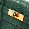 Hermès Kelly 28 Retourne Malachite Clemence Bags Hermès - Shop authentic new pre-owned designer brands online at Re-Vogue