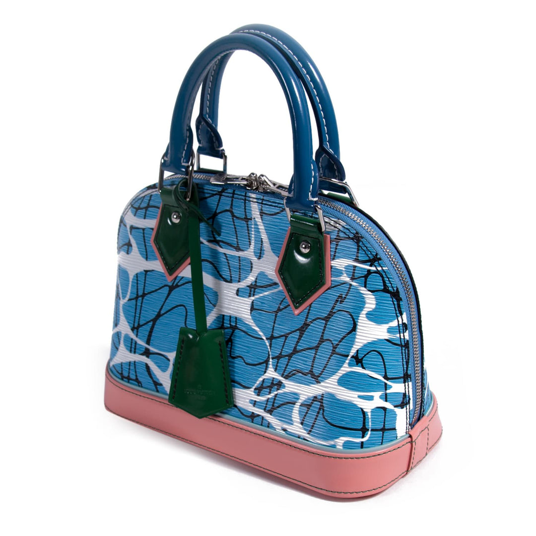 Louis Vuitton Aqua Print Epi Alma BB Bags Louis Vuitton - Shop authentic new pre-owned designer brands online at Re-Vogue