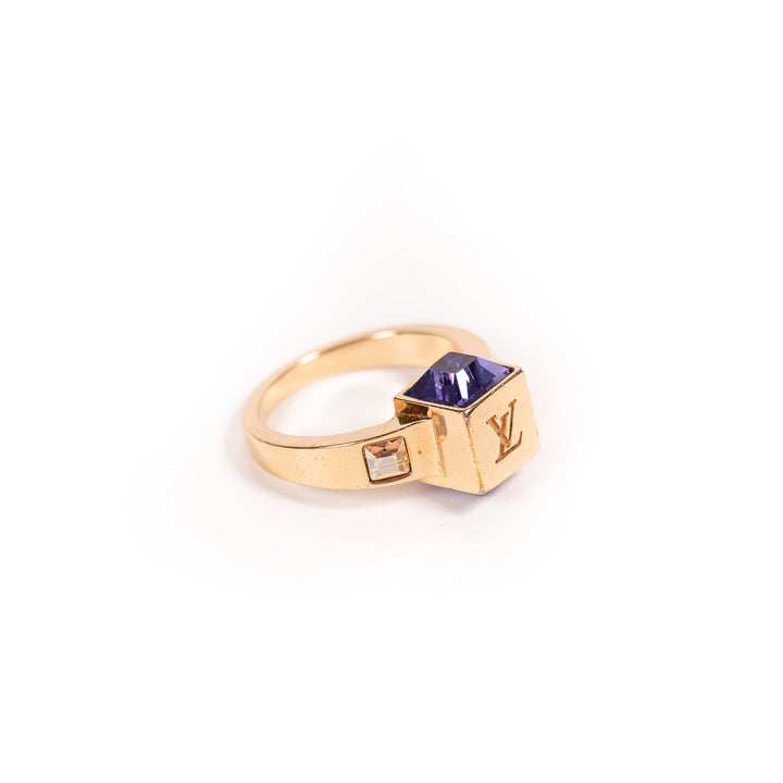 Louis Vuitton Crystal Gamble Ring Accessories Louis Vuitton - Shop authentic new pre-owned designer brands online at Re-Vogue