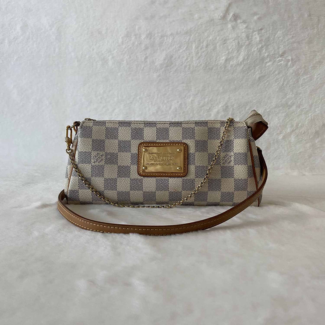 Louis Vuitton Damier Azur Eva Clutch