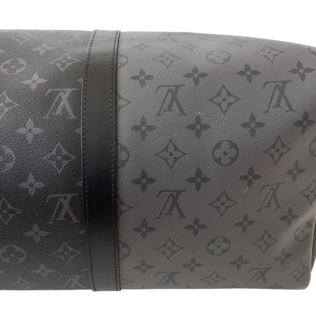Louis Vuitton Keepall Bandoulière Monogram Eclipse Reverse 50