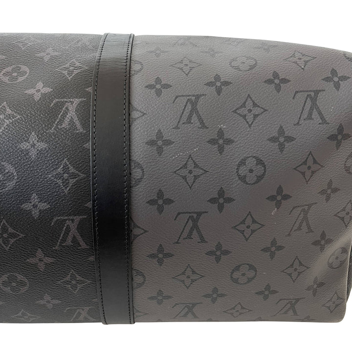 Louis Vuitton Keepall Bandoulière Monogram Eclipse Reverse 50