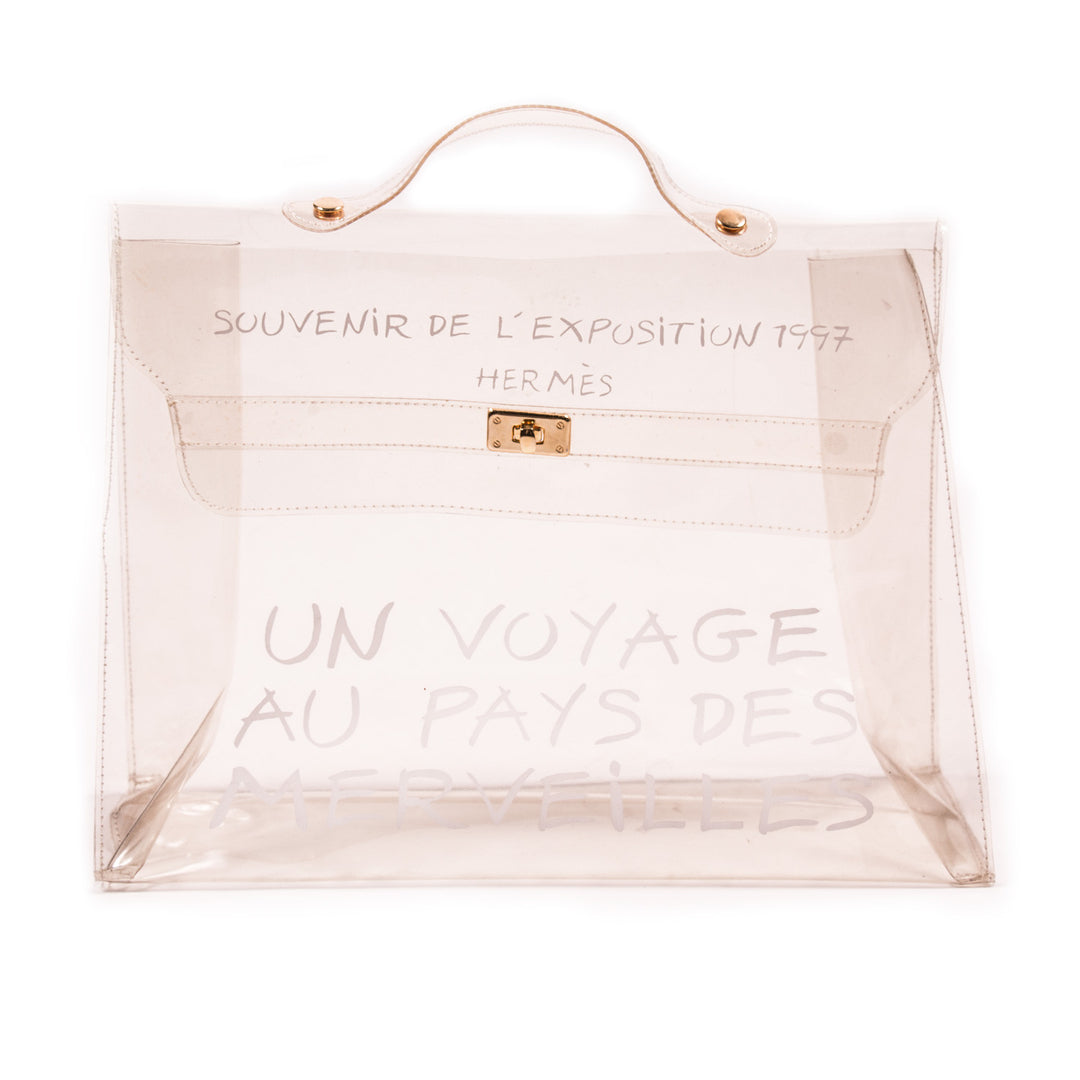 Hermes Transparent Vinyl Kelly - revogue