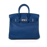 Hermes Birkin 25 Navy Blue Swift Bags Hermès - Shop authentic new pre-owned designer brands online at Re-Vogue