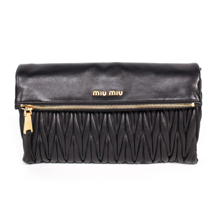 Miu Miu Matelassé Pochette Bags Miu Miu - Shop authentic new pre-owned designer brands online at Re-Vogue