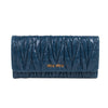 Miu Miu Matelassé Continental Wallet Accessories Miu Miu - Shop authentic new pre-owned designer brands online at Re-Vogue