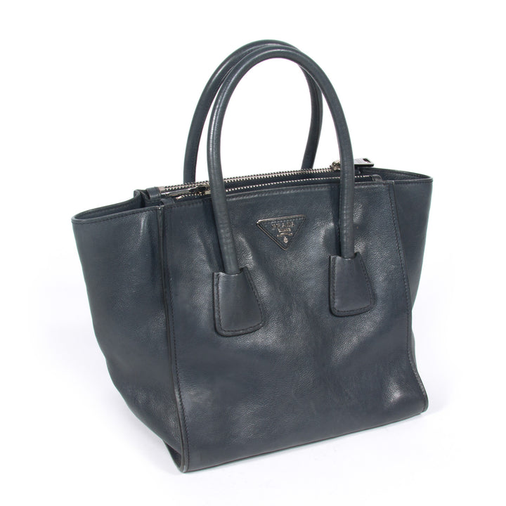 Prada Glace Calf Twin Tote - revogue