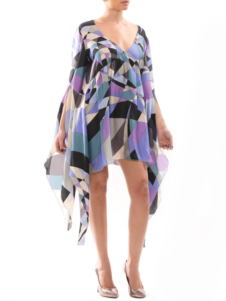 Emilio Pucci Purple Silk Dress - revogue