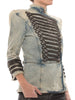 Balmain Military Denim Jacket - revogue