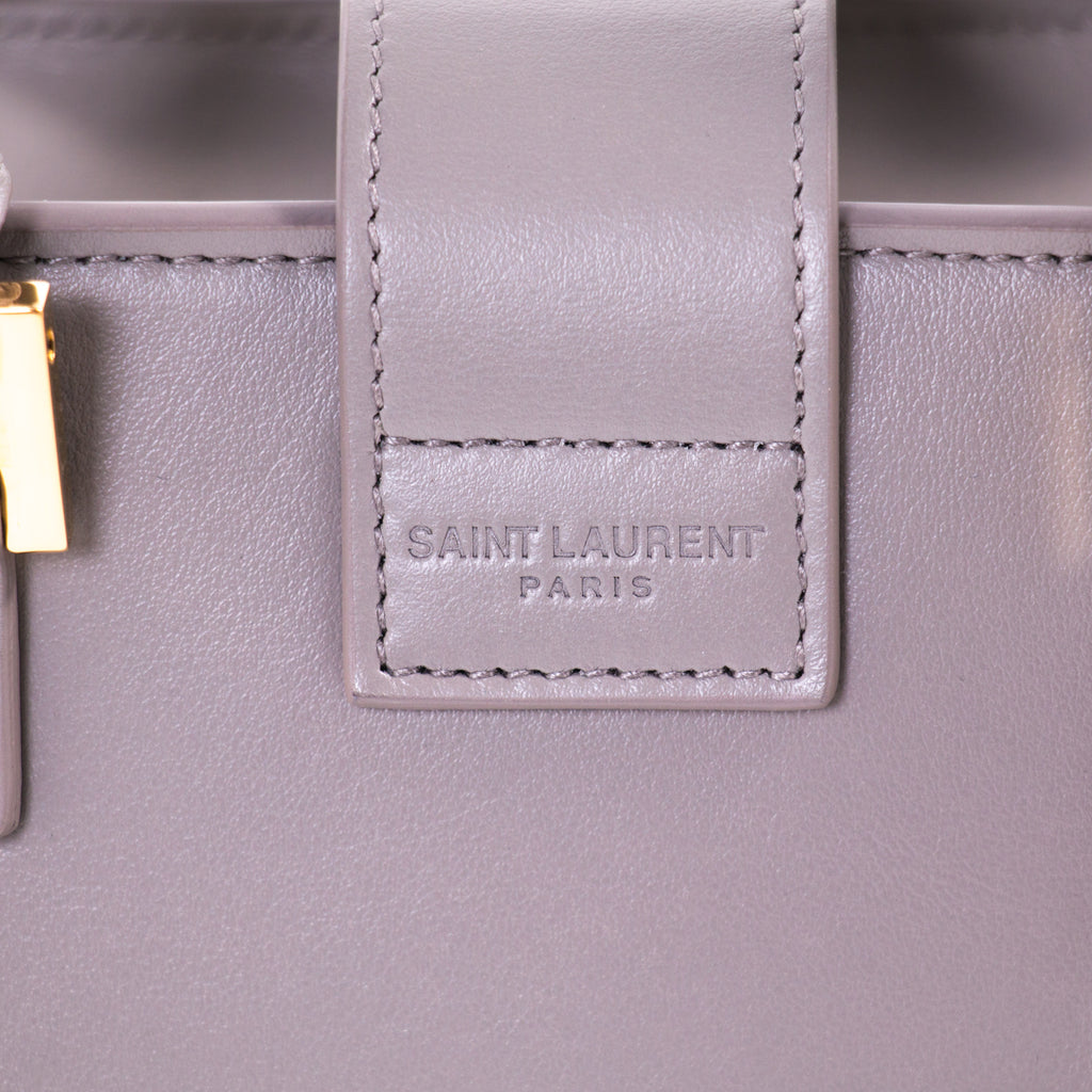 Saint Laurent Monogram Cabas Baby Leather Tote Bags Yves Saint Laurent - Shop authentic new pre-owned designer brands online at Re-Vogue